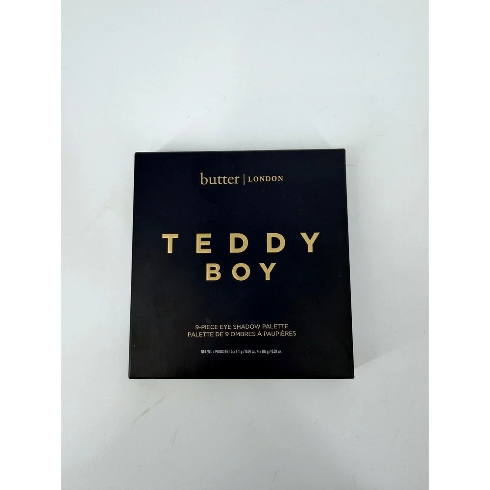 NEW butter LONDON Teddy Boy 9-Piece Eye Shadow Palette Neutral Matte Shimmer